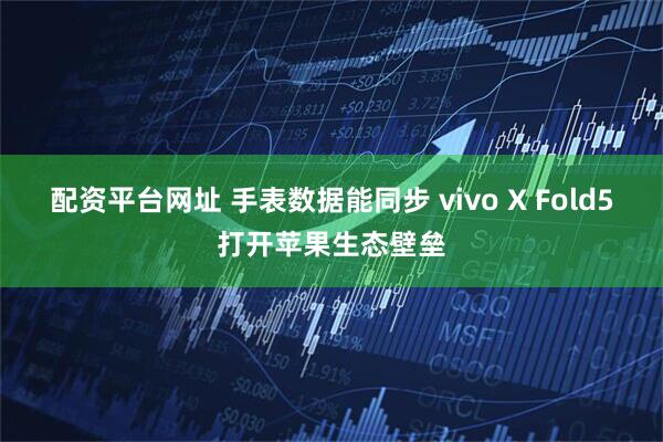 配资平台网址 手表数据能同步 vivo X Fold5打开苹果生态壁垒